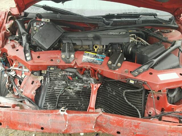 2G1WU583589283841 - 2008 CHEVROLET IMPALA LTZ RED photo 7