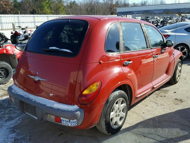 3C4FY4BB31T605353 - 2001 CHRYSLER PT CRUISER MAROON photo 4