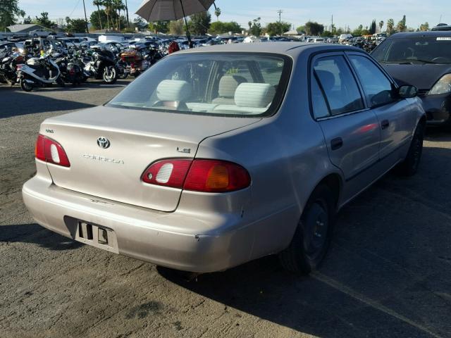 1NXBR12E9YZ409014 - 2000 TOYOTA COROLLA VE TAN photo 4