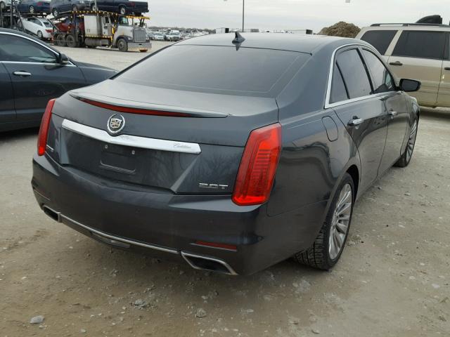 1G6AR5SX9E0169901 - 2014 CADILLAC CTS LUXURY GRAY photo 4