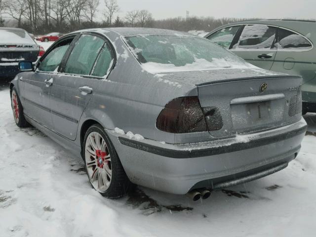 WBAEV53454KM05751 - 2004 BMW 330 I SILVER photo 3