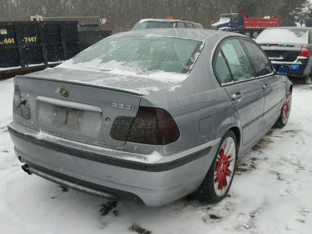 WBAEV53454KM05751 - 2004 BMW 330 I SILVER photo 4