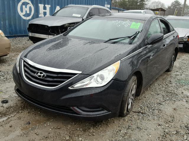 5NPEB4AC9DH534753 - 2013 HYUNDAI SONATA GLS BLACK photo 2