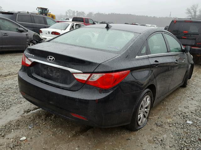 5NPEB4AC9DH534753 - 2013 HYUNDAI SONATA GLS BLACK photo 4