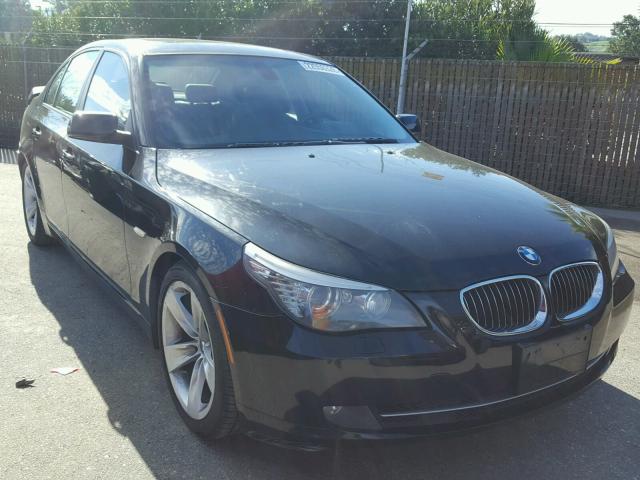 WBANU53538CT04963 - 2008 BMW 528 I BLACK photo 1