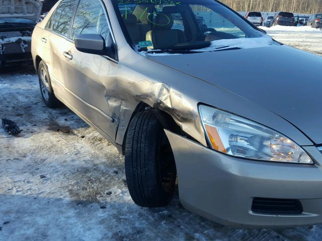 1HGCM56846A149012 - 2006 HONDA ACCORD EX GOLD photo 9