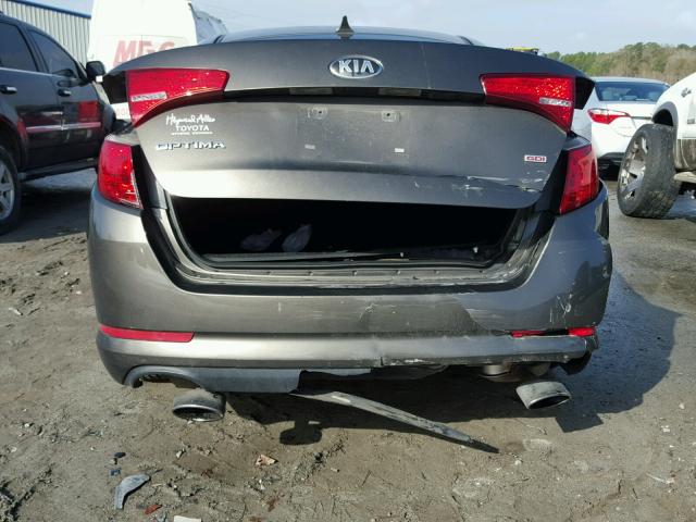 5XXGM4A78DG143093 - 2013 KIA OPTIMA LX CHARCOAL photo 9