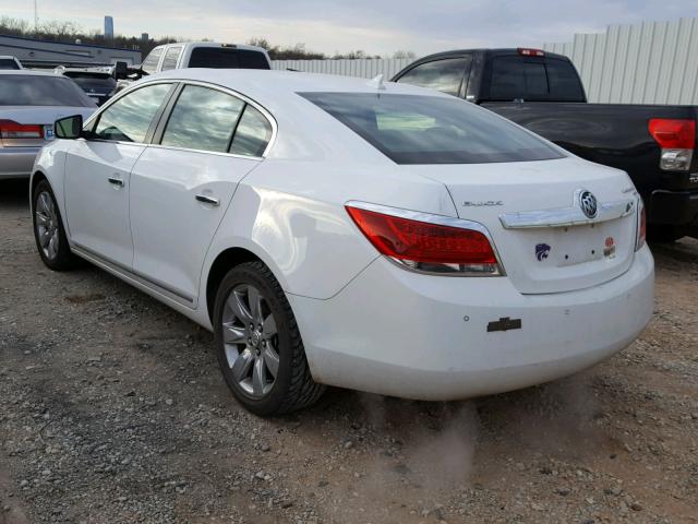1G4GC5EGXAF203481 - 2010 BUICK LACROSSE C WHITE photo 3