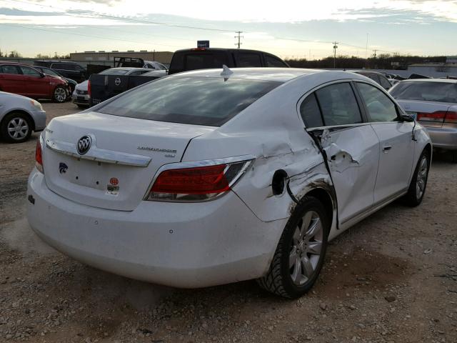 1G4GC5EGXAF203481 - 2010 BUICK LACROSSE C WHITE photo 4