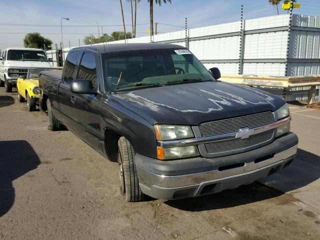 2GCEC19X931253748 - 2003 CHEVROLET SILVERADO BLACK photo 1