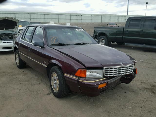 3P3XA4636PT649612 - 1993 PLYMOUTH ACCLAIM MAROON photo 1