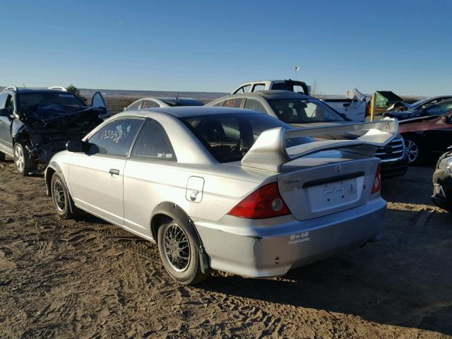 1HGEM22125L000908 - 2005 HONDA CIVIC DX V SILVER photo 3