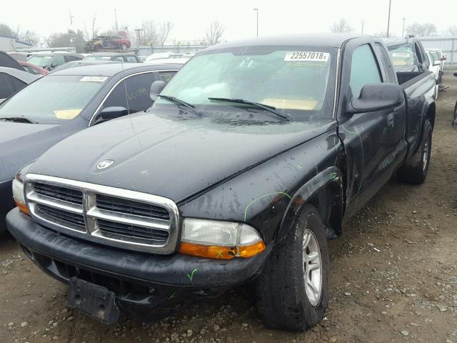 1D7GL32N94S509679 - 2004 DODGE DAKOTA SPO BLACK photo 2