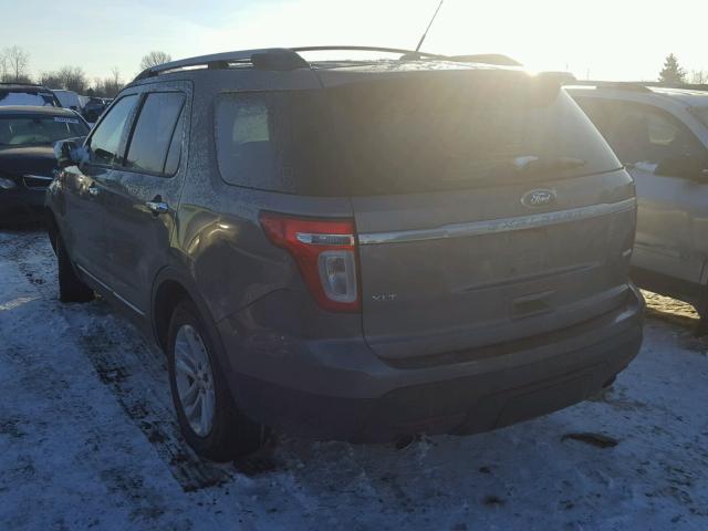 1FM5K8D85DGA87367 - 2013 FORD EXPLORER X GRAY photo 3