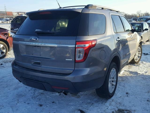 1FM5K8D85DGA87367 - 2013 FORD EXPLORER X GRAY photo 4