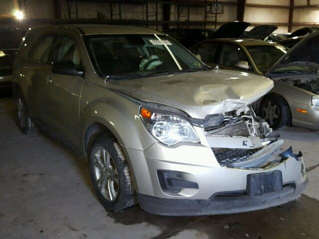 2GNFLCEK0D6417555 - 2013 CHEVROLET EQUINOX LS TAN photo 1