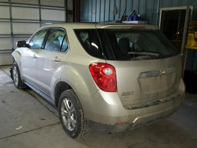 2GNFLCEK0D6417555 - 2013 CHEVROLET EQUINOX LS TAN photo 3