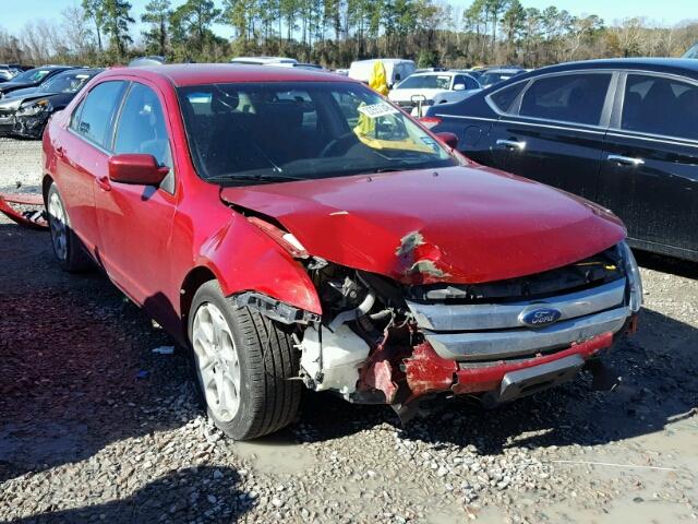 3FAHP0HA5BR262312 - 2011 FORD FUSION SE RED photo 1