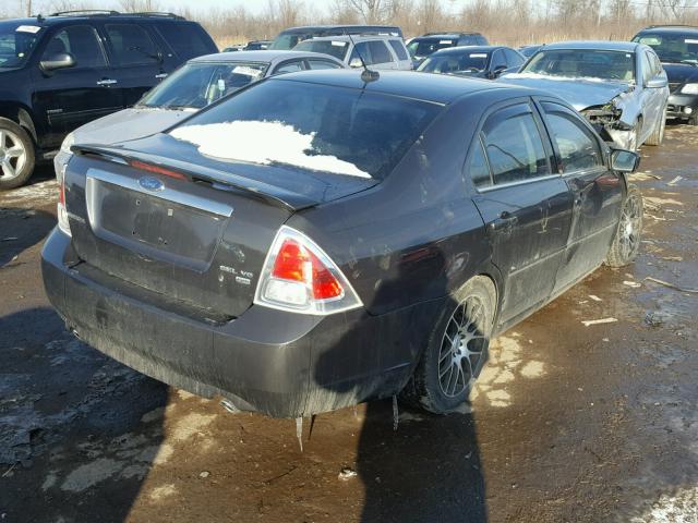 3FAHP02107R152347 - 2007 FORD FUSION SEL BLACK photo 4