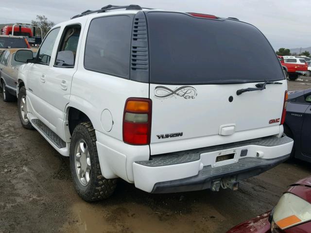 1GKEK63U43J308860 - 2003 GMC YUKON DENA WHITE photo 3