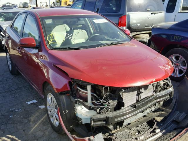 KNAFU4A29C5565115 - 2012 KIA FORTE EX RED photo 1