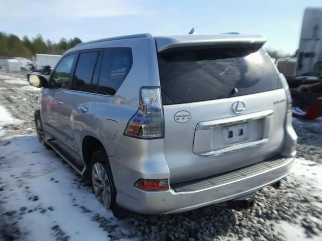 JTJBM7FX8F5092266 - 2015 LEXUS GX BASE SILVER photo 3