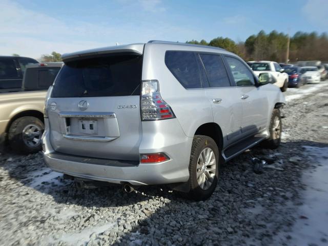 JTJBM7FX8F5092266 - 2015 LEXUS GX BASE SILVER photo 4