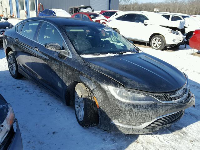 1C3CCCAB8FN570074 - 2015 CHRYSLER 200 LIMITE BLACK photo 1