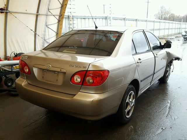 1NXBR32E47Z904702 - 2007 TOYOTA COROLLA CE GOLD photo 4