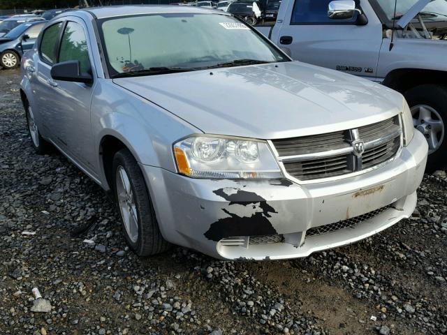 1B3LC56K08N682761 - 2008 DODGE AVENGER SX SILVER photo 1