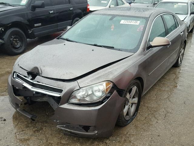 1G1ZC5EU4CF124564 - 2012 CHEVROLET MALIBU 1LT TAN photo 2