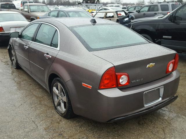 1G1ZC5EU4CF124564 - 2012 CHEVROLET MALIBU 1LT TAN photo 3