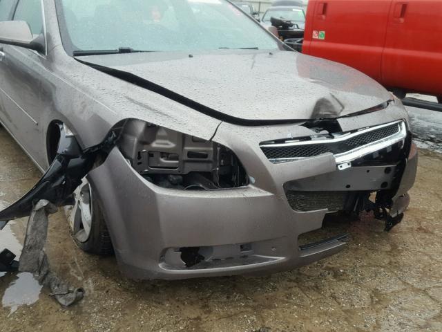 1G1ZC5EU4CF124564 - 2012 CHEVROLET MALIBU 1LT TAN photo 9