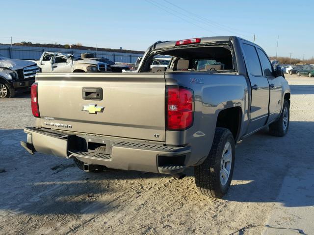 3GCUKREC6HG384151 - 2017 CHEVROLET SILVERADO BROWN photo 4