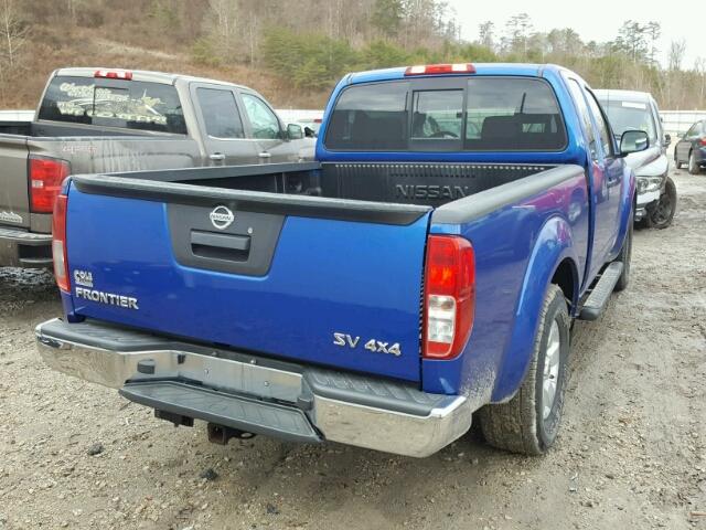 1N6AD0CW9DN715003 - 2013 NISSAN FRONTIER S BLUE photo 4