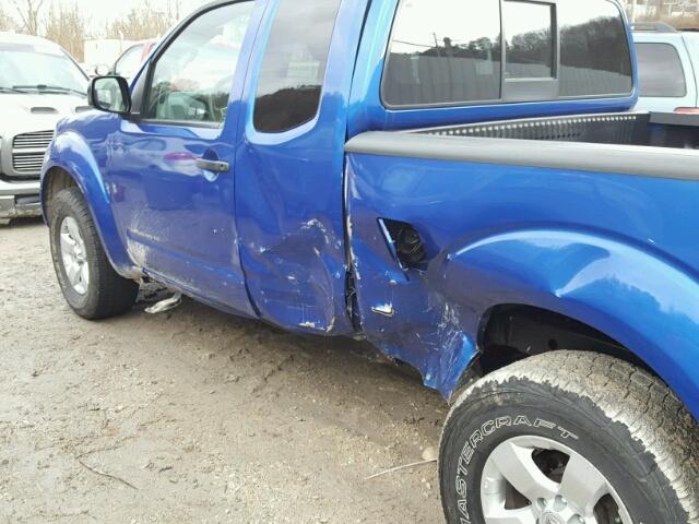 1N6AD0CW9DN715003 - 2013 NISSAN FRONTIER S BLUE photo 9