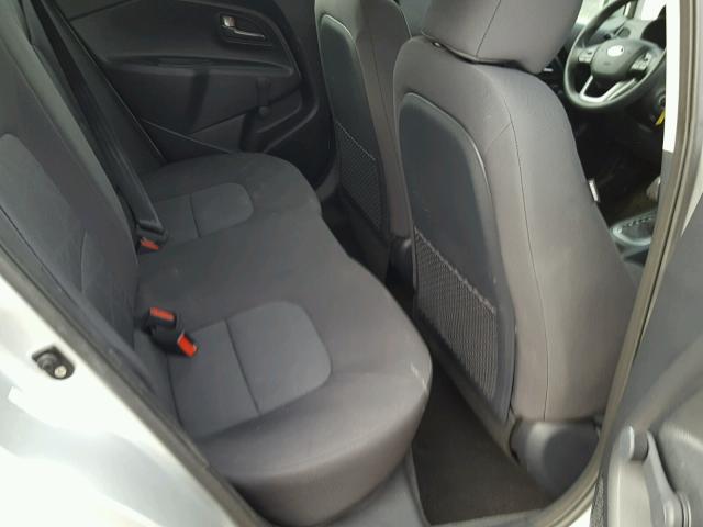 KNADM5A37D6191167 - 2013 KIA RIO LX Արծաթագույն լուսանկար 6