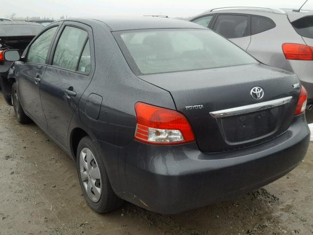 JTDBT903371127134 - 2007 TOYOTA YARIS GRAY photo 3