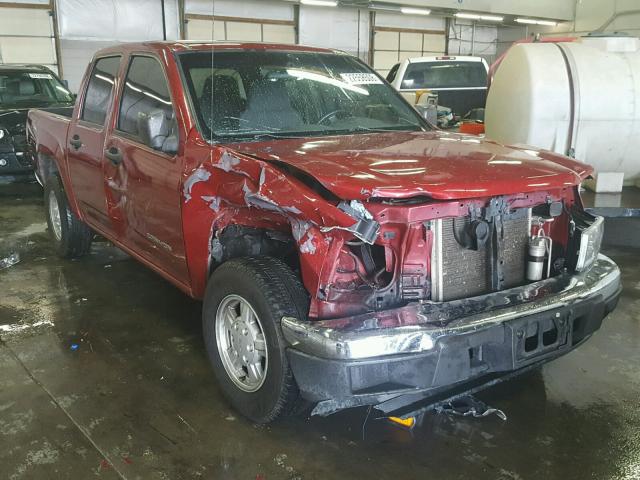 1GTCS136648119188 - 2004 GMC CANYON RED photo 1