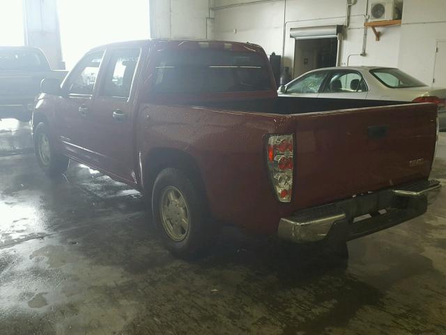 1GTCS136648119188 - 2004 GMC CANYON RED photo 3