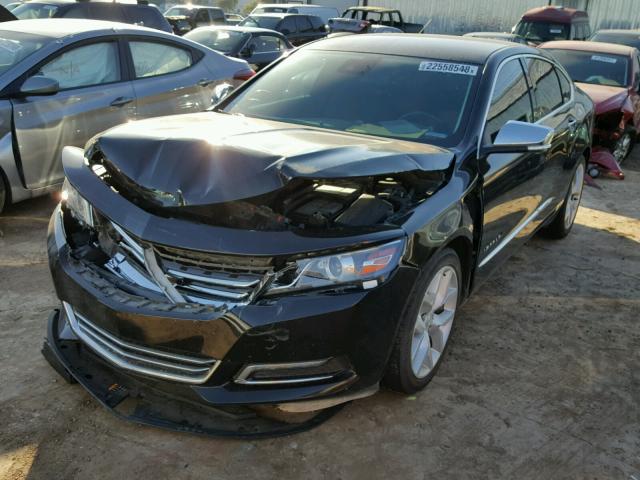 1G1165S33FU102202 - 2015 CHEVROLET IMPALA LTZ BLACK photo 2