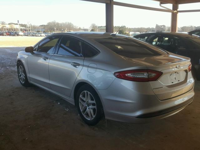 3FA6P0H79GR117373 - 2016 FORD FUSION SE SILVER photo 3