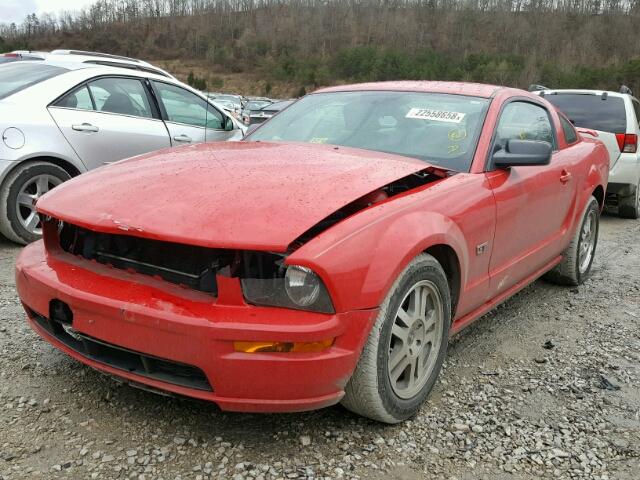 1ZVFT82H465260039 - 2006 FORD MUSTANG GT RED photo 2