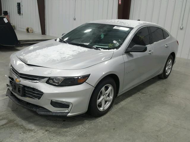 1G1ZB5ST5HF138348 - 2017 CHEVROLET MALIBU LS 银色 照片 2