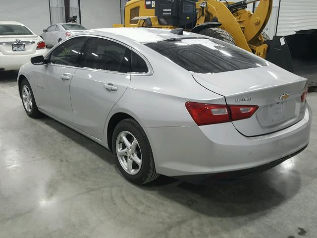 1G1ZB5ST5HF138348 - 2017 CHEVROLET MALIBU LS 银色 照片 3