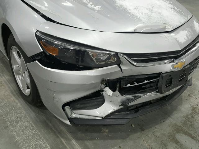 1G1ZB5ST5HF138348 - 2017 CHEVROLET MALIBU LS 银色 照片 9