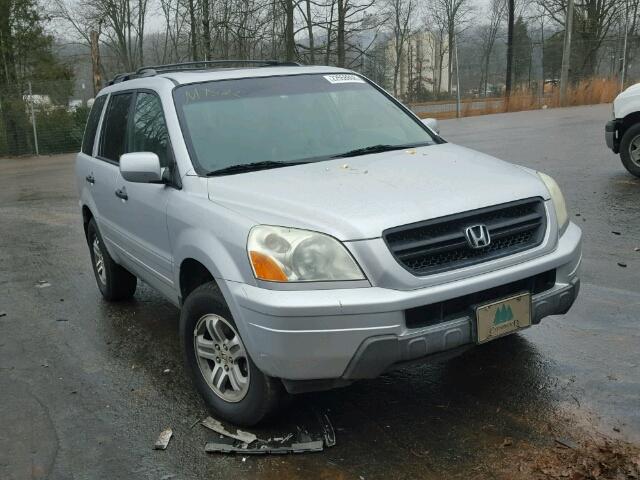 5FNYF18695B062781 - 2005 HONDA PILOT EXL SILVER photo 1