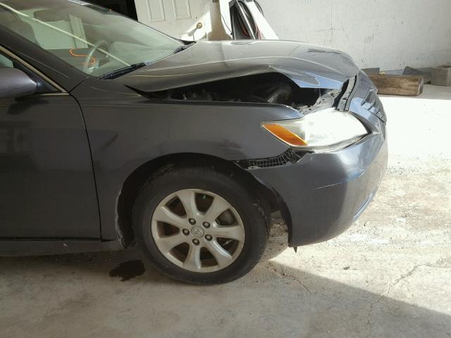 4T1BE46K68U743966 - 2008 TOYOTA CAMRY CE GRAY photo 9