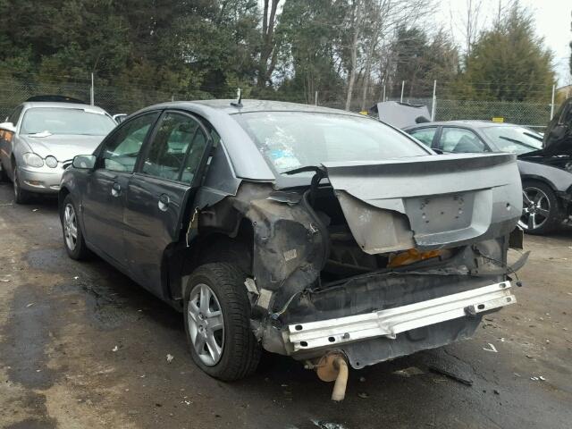 1G8AJ55F17Z109112 - 2007 SATURN ION LEVEL SILVER photo 3
