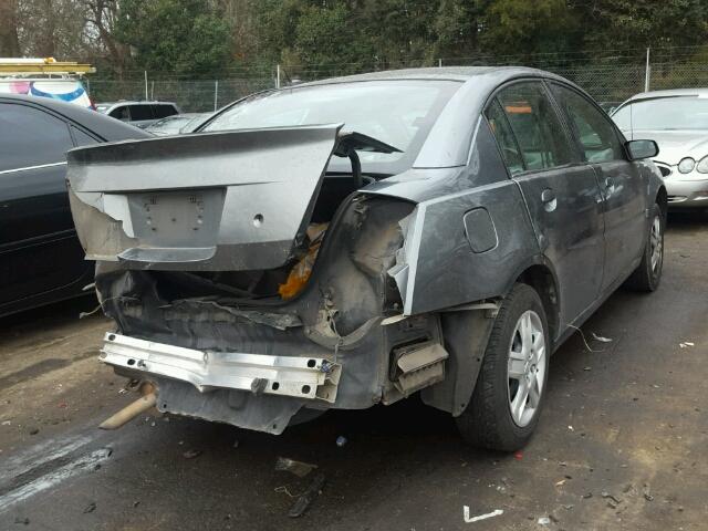 1G8AJ55F17Z109112 - 2007 SATURN ION LEVEL SILVER photo 4